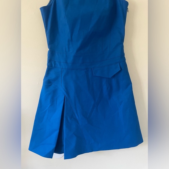 DEREK LAM 10 CROSBY Electric Blue Sleevless Dress - Picture 7 of 9